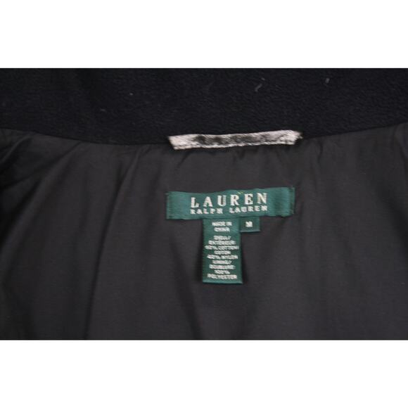 Vintage Ralph Lauren Metallic Silver Down Filled Womens Puffer Jacket Coat M - Picture 8 of 8